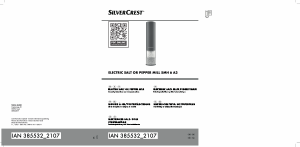 Bedienungsanleitung SilverCrest IAN 385532 Pfeffer- und Salzmühle
