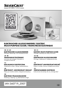 Mode d’emploi SilverCrest IAN 360719 Trancheuse