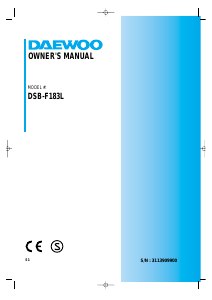 Bruksanvisning Daewoo DSB-F183L Luftkonditionering