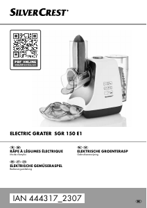 Bedienungsanleitung SilverCrest IAN 444317 Spiralschneider