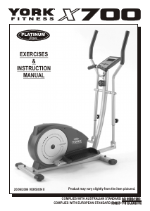 Bruksanvisning York Fitness X700 Crosstrainer
