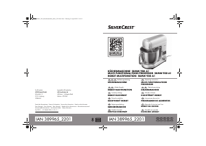 Handleiding SilverCrest IAN 389965 Standmixer