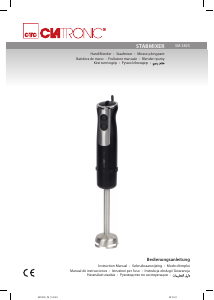 Mode d’emploi Clatronic SM 3825 Mixeur plongeant