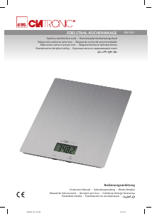 Manual de uso Clatronic KW 3821 Báscula de cocina