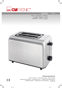 Bruksanvisning Clatronic TA 3822 Brödrost