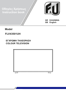 Εγχειρίδιο F&U FLV43501UH Τηλεόραση LED