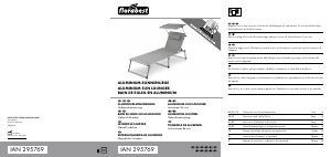 Bedienungsanleitung Florabest IAN 295769 Gartenstuhl