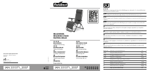 Brugsanvisning Florabest IAN 351571 Havestol