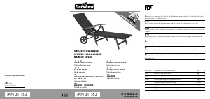 Bedienungsanleitung Florabest IAN 311163 Gartenstuhl