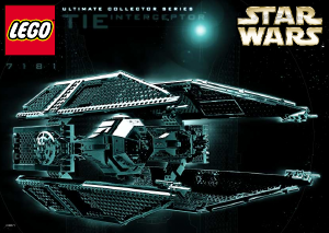 Manual Lego set 7181 Star Wars TIE Interceptor