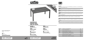 Manual Florabest IAN 295699 Mesa de jardim