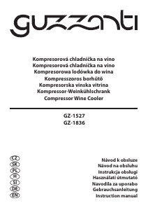 Bruksanvisning Guzzanti GZ 1527A Vinkyl
