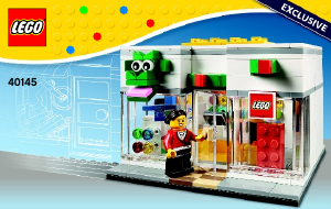 Manual Lego set 40145 Promotional LEGO Store