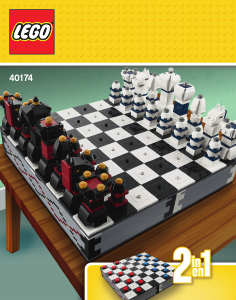 Návod Lego set 40174 Pomotional Šach