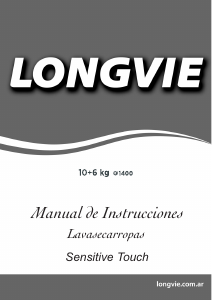 Manual de uso Longvie L3D41066DMB Lavasecadora