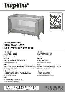 Bedienungsanleitung Lupilu IAN 364372 Babybett
