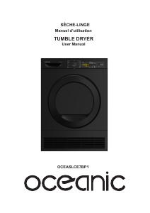 Mode d’emploi Oceanic OCEASLCE7BP1 Sèche-linge