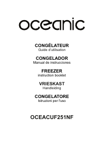 Mode d’emploi Oceanic OCEACUF251NF Congélateur