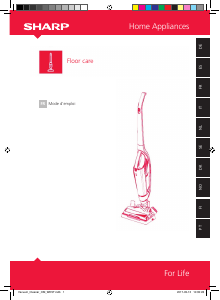 Mode d’emploi Sharp SA-VS3001RW Aspirateur