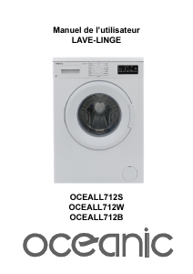 Mode d’emploi Oceanic OCEALL712S Lave-linge