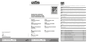 Brugsanvisning Florabest IAN 353356 Havestol