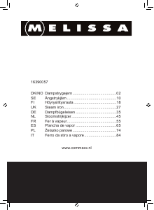 Manual Melissa 16390057 Iron
