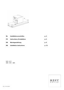 Bedienungsanleitung Novy 820 Dunstabzugshaube