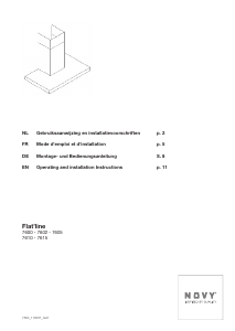 Bedienungsanleitung Novy 7600 Flatline Dunstabzugshaube