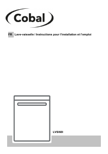 Mode d’emploi Cobal LVSI60I Lave-vaisselle