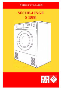 Mode d’emploi FAR S1588 Sèche-linge