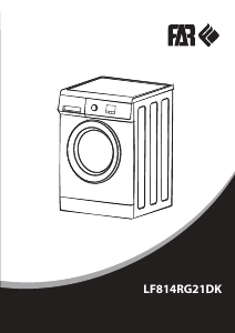 Manual FAR LF814RG21DK Máquina de lavar roupa