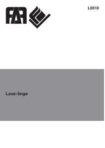Mode d’emploi FAR L0510 Lave-linge