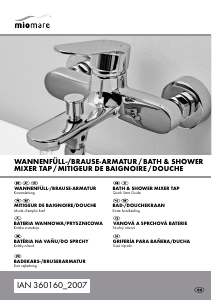 Manual Miomare IAN 360160 Faucet