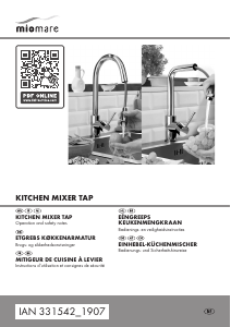 Manual Miomare IAN 331542 Faucet