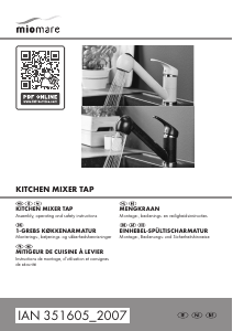 Manual Miomare IAN 351605 Faucet