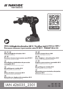 Brugsanvisning Parkside IAN 426035 Bore-skruemaskine