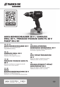 Mode d’emploi Parkside IAN 322701 Perceuse visseuse