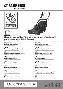 Mode d’emploi Parkside IAN 420303 Tondeuse à gazon