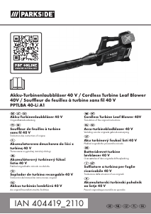 Manuale Parkside IAN 404419 Soffiatore