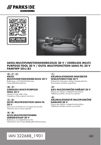 Bedienungsanleitung Parkside IAN 322688 Multifunktionswerkzeug