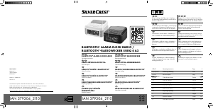 Brugsanvisning SilverCrest IAN 379304 Radio-vækkeure