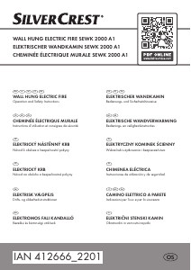 Bedienungsanleitung SilverCrest IAN 412666 Elektrokamin