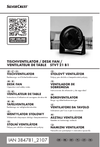 Manuale SilverCrest IAN 384781 Ventilatore