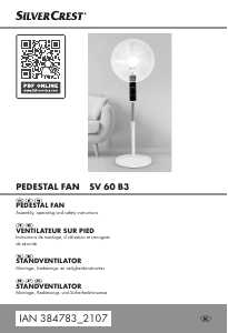 Bedienungsanleitung SilverCrest IAN 384783 Ventilator