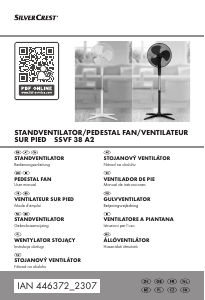 Manuale SilverCrest IAN 446372 Ventilatore