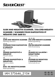 Bedienungsanleitung SilverCrest IAN 375646 Filmscanner