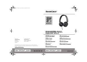 Manuál SilverCrest IAN 392267 Sluchátka