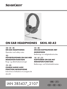 Handleiding SilverCrest IAN 385437 Koptelefoon