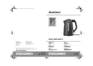 Brugsanvisning SilverCrest IAN 374274 Elkedel