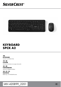 Mode d’emploi SilverCrest IAN 420899 Clavier